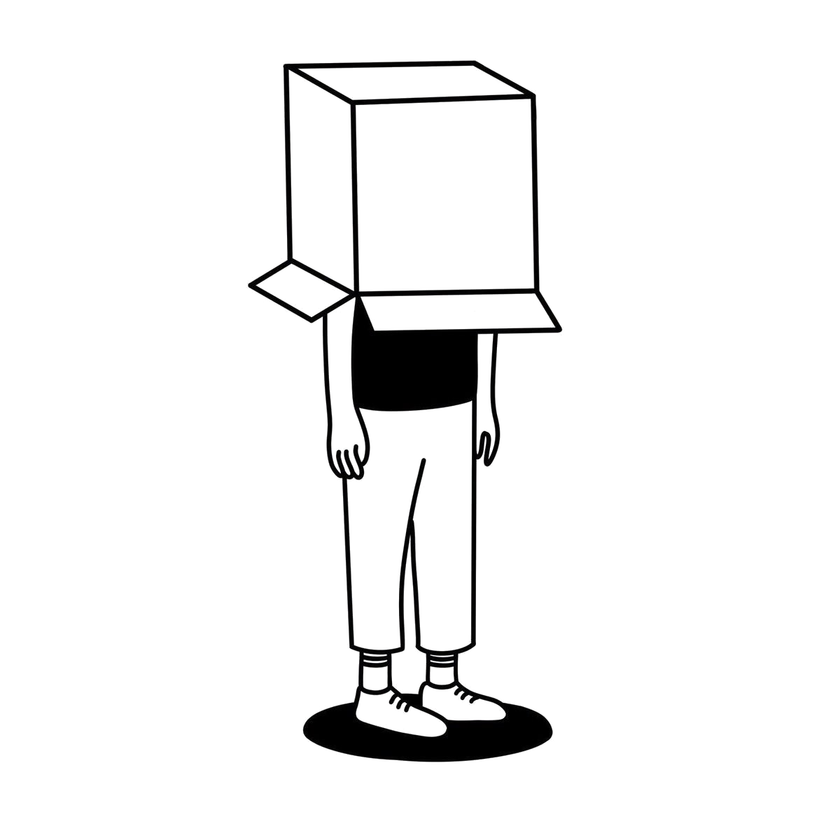 Ilustración a tinta sobre espacios