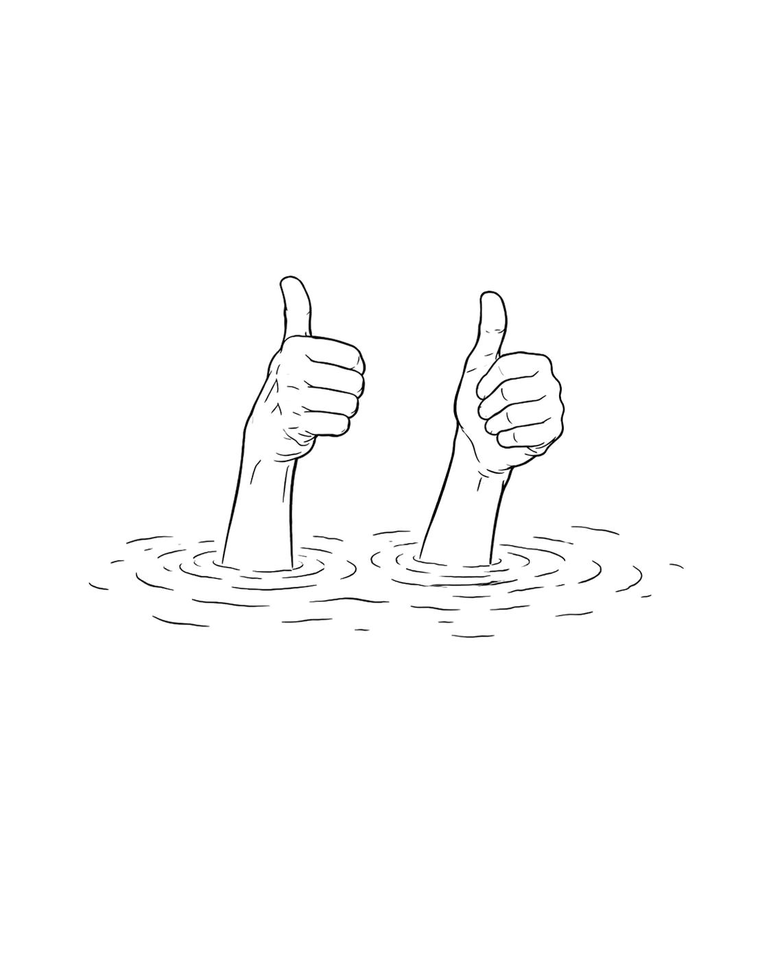 Ilustración a tinta sobre comunicación
